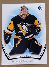 2021-22 Upper Deck SP Hockey Blue Parallel #19 Tristan Jarry Pittsburgh Penguins