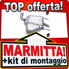 Silenziatore Posteriore per ALFA ROMEO 159 1.8 MPi 1.9 JTS