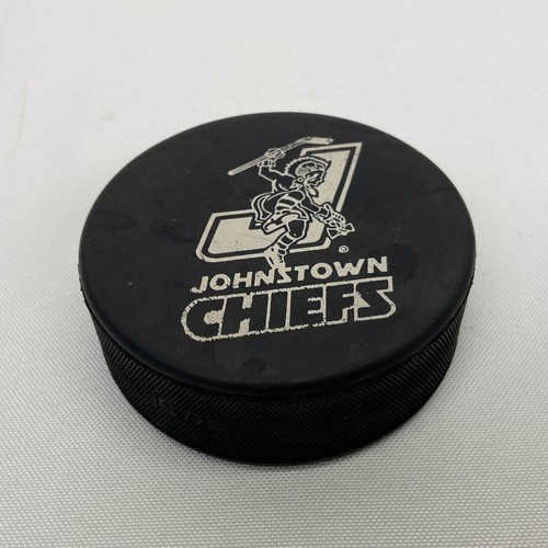 Vintage Johnstown Chiefs ECHL Defunct Team Hockey Puck