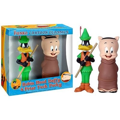 Funko Wacky Wobbler Bobble-Heads Looney Tunes Robin Hood Daffy & Friar Tuck P...