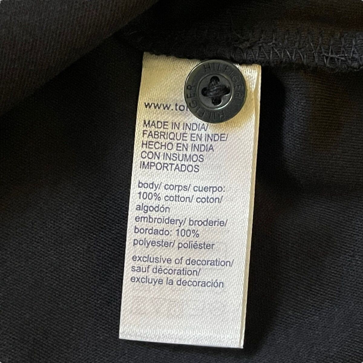 Tommy Hilfiger Men\'s Cotton Jersey Slim Fit 1985 Badge Short Sleeve Polo  Shirt | eBay
