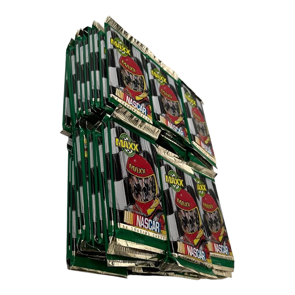 (59) 1993 Maxx NASCAR 14 Card Pack Lot - Image 3 of 4