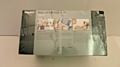 Maxtor OneTouch III T01160GB 160GB External Hard Drive NEW Factory Sealed A-11 - Picture 2 of 5