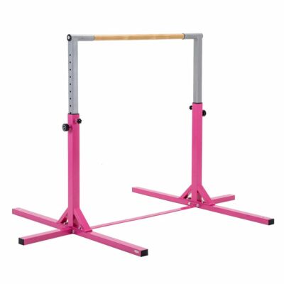Adjustable Gymnastics Bar Horizontal Training Bar Junior Home Kip Gym Equipment