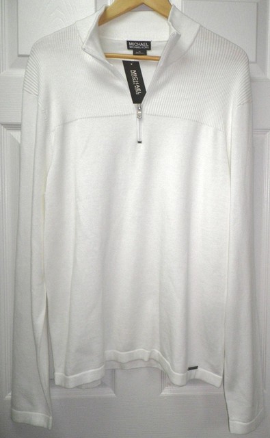 michael kors zip sweater