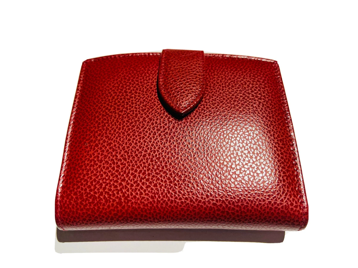 Red coach shop wallet women's