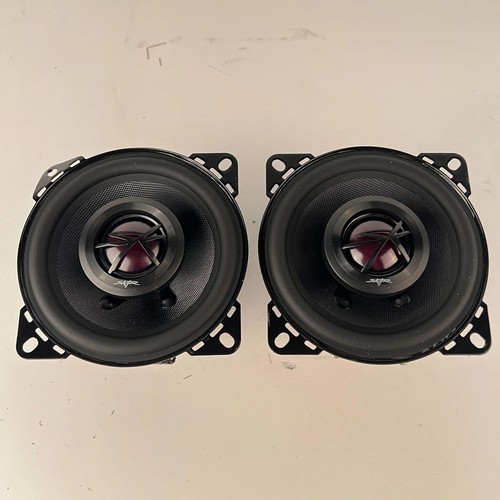 USED SKAR AUDIO TX4 120W MAX ELITE 4-INCH 2-WAY CAR COAXIAL SPEAKERS - PAIR