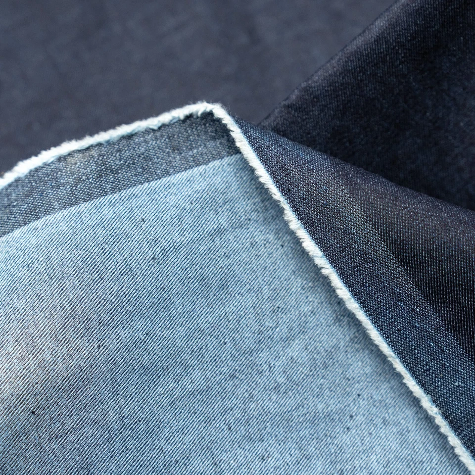 11OZ INDIGO STRETCH PREMIUM QUALITY DENIM JEAN FABRIC 65" WIDTH CLEARANCE - Image 3 of 3