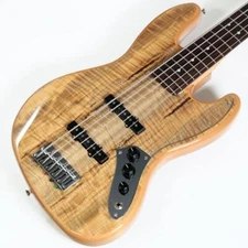 Fender FSR  japan Hybrid II Jazz Bass V Myrtle Top Alder Back Natural