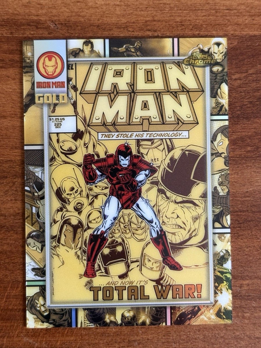 アイロンマン Iron Man 2025 Topps Chrome MARVEL Iron Man Gold Card #IM-5