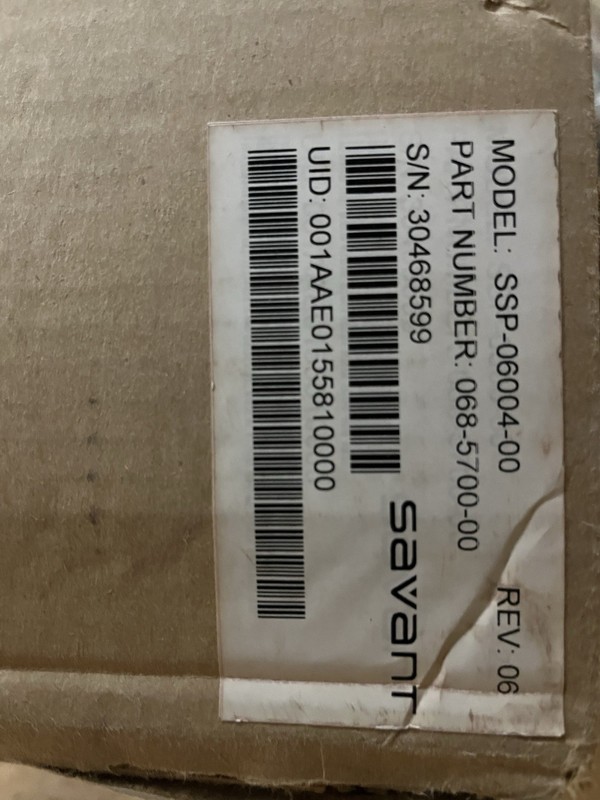 Savant SSP-06004-00 Video matrix Chassis Kit NIB