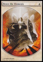 Brave the Elements Textless Promo (Magic Player Rewards)