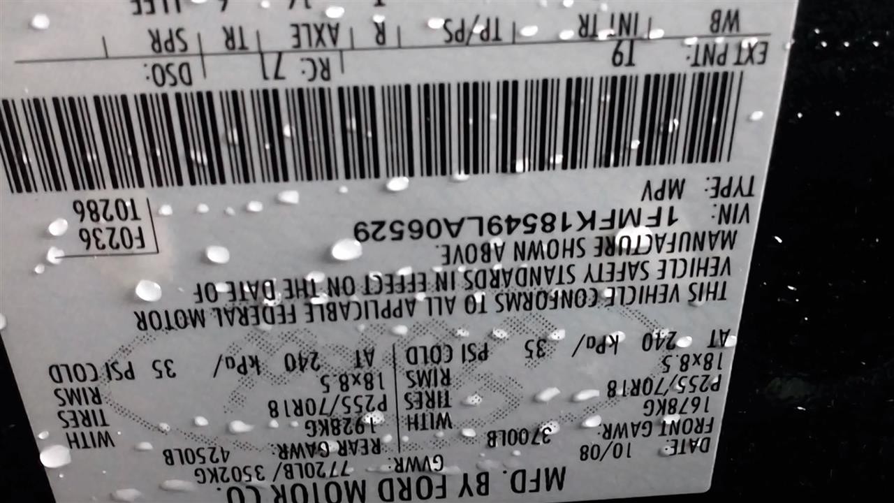 Used Right Door Mirror fits: 2009 Ford Expedition Power smooth painted approach