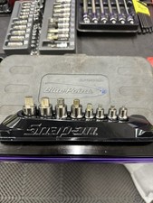 Snap on tools stubby hex Allen key socket set 1/4 3/8 drive 3-10mm with tray