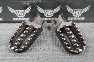 2001 95-01 HONDA CR500R RIGHT LEFT OVERSIZE FOOTPEGS FOOT PEGS PEDALS HEAVY DUTY