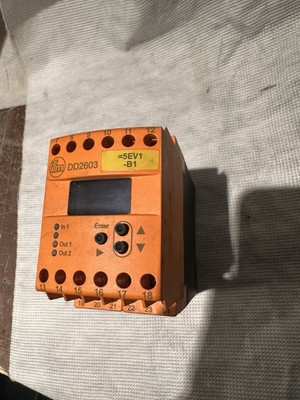 Ifm DD2603 Auswerteeinheit zur Drehzahlüberwachung Frequenzregelung 