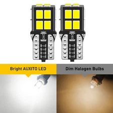 2PACK T10 LED License Plate Light Bulbs 6200K Super Bright White 168 2825 194