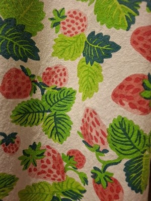 Anthropologie Printfresh Women's Medium Strawberry Pajama Pants Organic Cotton
