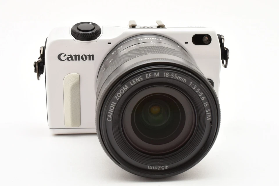 Canon EOS M2 White 18.0MP Mirrorless Digital Camera 18-55mm From JAPAN - Image 3 of 4
