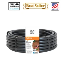 1/2 In. (.700 O.D.) X 50 Ft. Poly Drip Irrigation Tubing