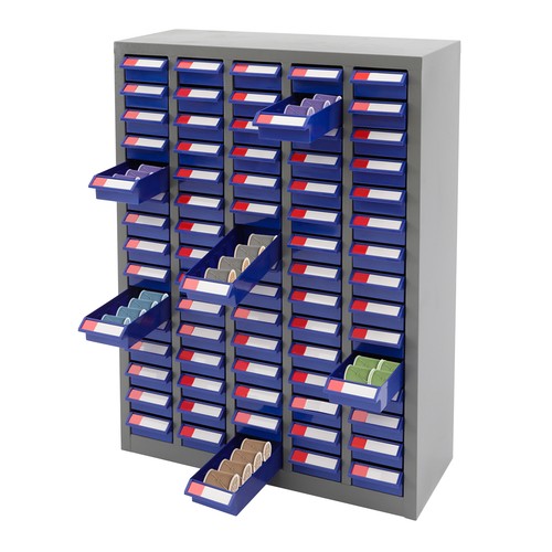 Armadio ricambi 75 cassetti dado porta attrezzi accessori armadietti contenitori - Foto 6 di 24