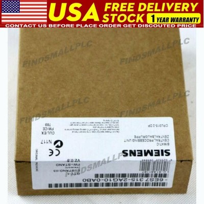 1PC Siemens 6ES7315-2AG10-0AB0 New In Box 6ES73152AG100AB0 Expedited Shipping