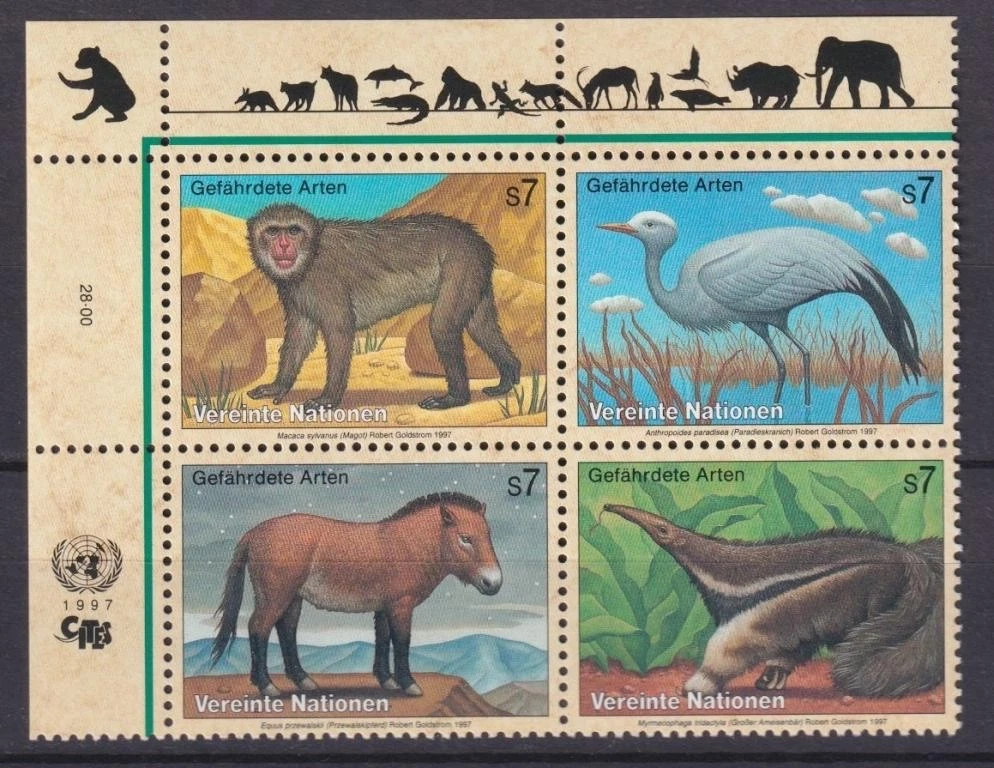 联合国野生动物邮政邮票| eBay