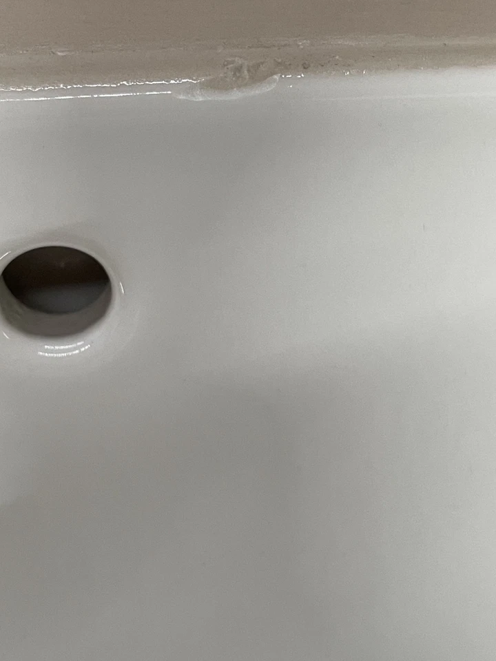 Pia de banheiro Kohler K-2214-0 Ladena com transbordamento, branca *LEIA* - Imagem 3 de 3