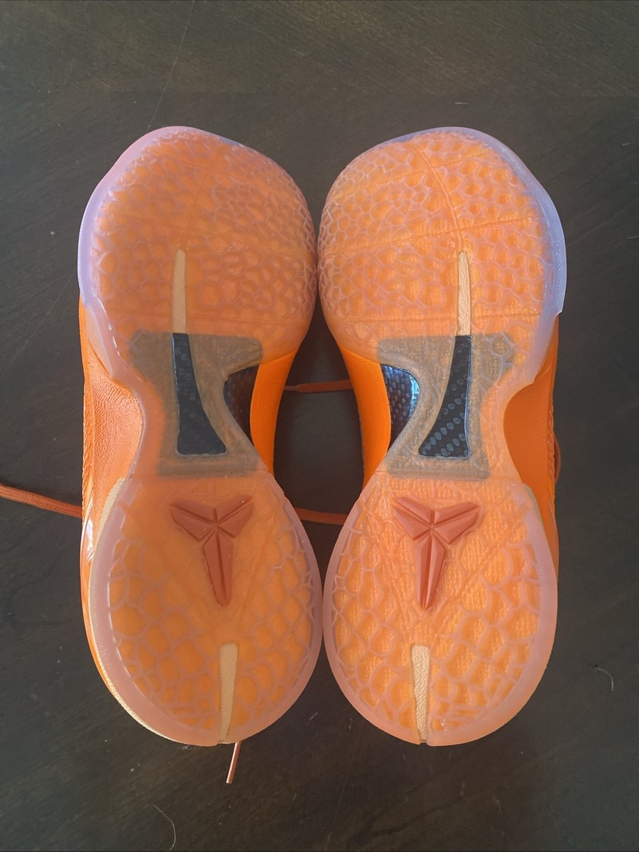 Nike Kobe 6 Protro Men's Sneakers Total Orange, Size 11 | eBay