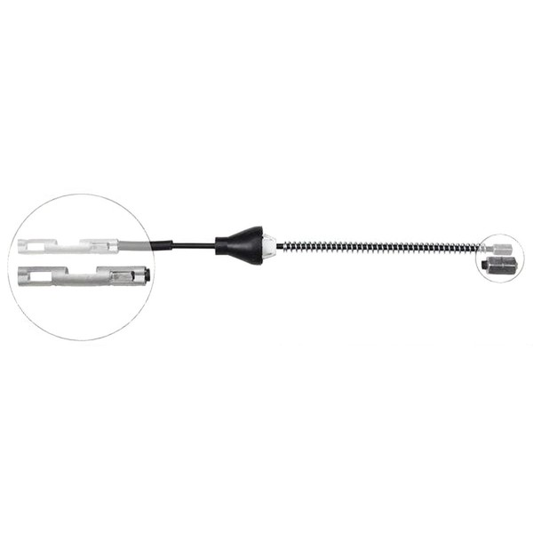 Seilzug Feststellbremse 225 Mm Trommelbremse A.B.S. FüR U.A. Ford Focus-image