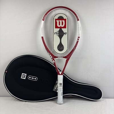 Wilson N Code N5 Tennis Racket (T7515) - 4 1/4 In, Strung, Oversize, NEW, NOS