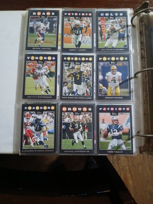 2 Folders Full Of Football Cards  And A Ice Cream Box Half Full 