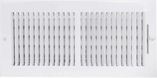 EZ-FLO 14 x 6 Inch (Duct Opening) Air Vent Cover for 14 in. x 6 in., White