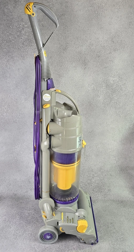 Dyson DC04 Absolute Clutch Upright Vacuum Cleaner Yellow And Purple - Image 3 of 4