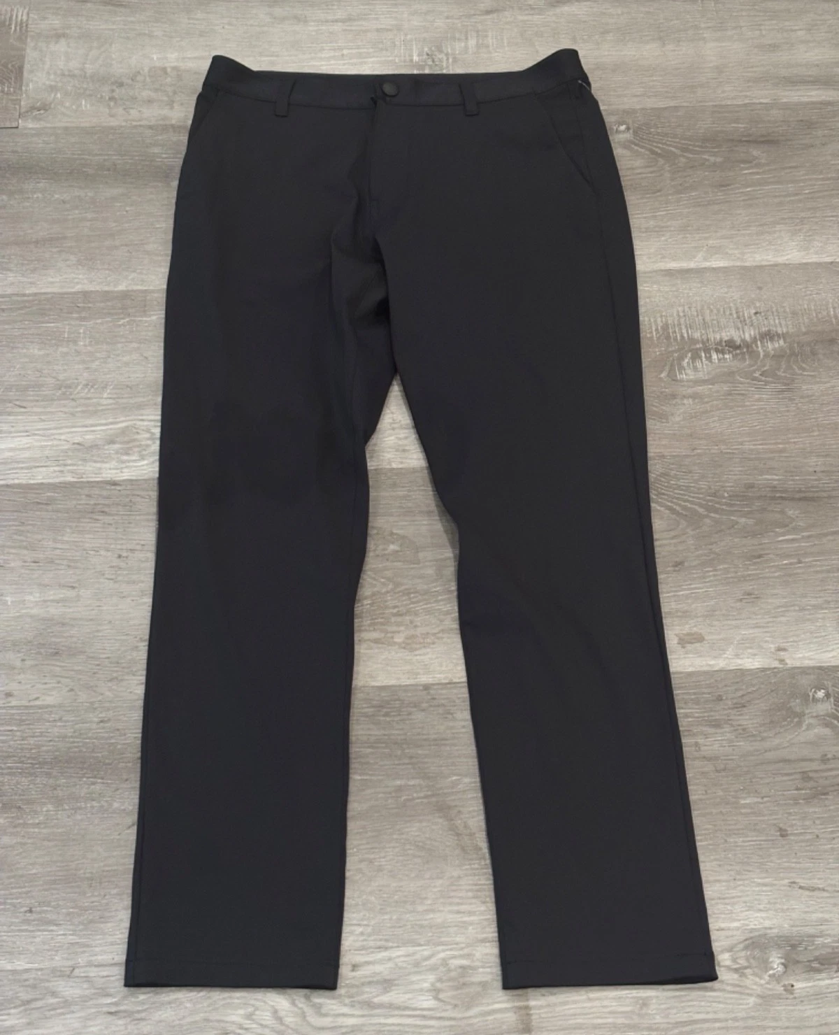 Rhone Commuter Slim Trouser Straight Pants Stretch Black Mens 31X31