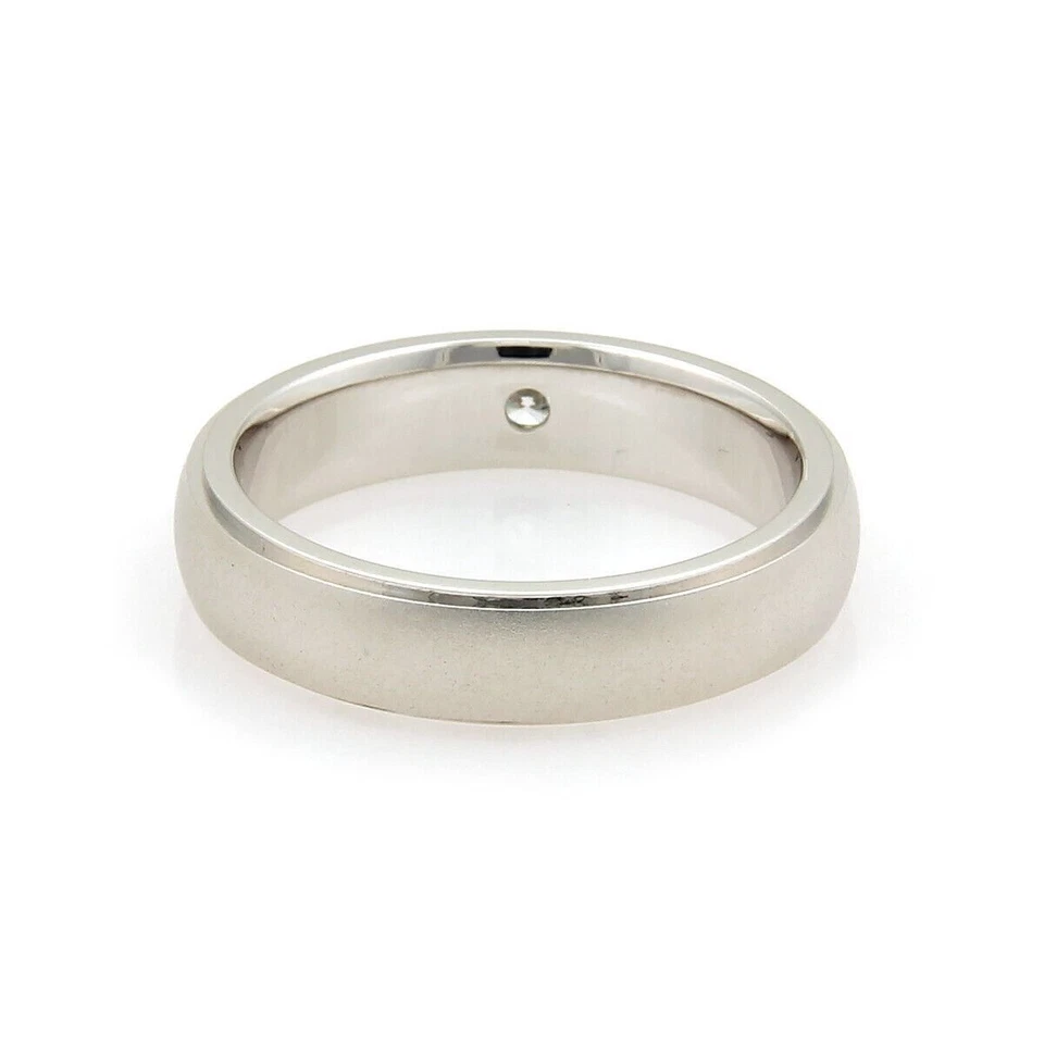 Hearts on Fire Duet Satin Diamond 18k White Gold Band Ring - Size 9 - Image 3 of 4