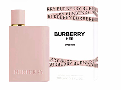 Burberry Her Parfum Natural Spray, Regular Size, 3.3 fl oz (100 ml)