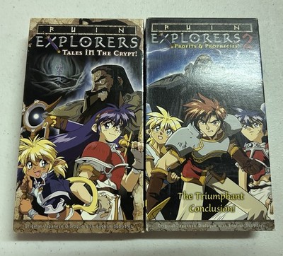Ruin Explorers 1 & 2 Tales in the Crypt + Profits & Prophecies VHS Tape Eng Dub