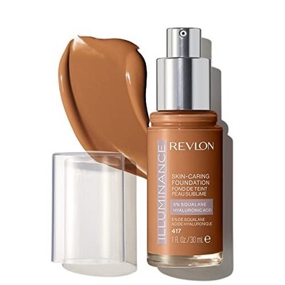 Revlon Illuminance Skin-Caring Liquid Foundation, Hyaluronic Acid, Hydrating...