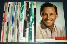 40 Lot WILLIAM HOLDEN 1950s/1960s Vintage JPN Picture Clippings