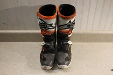 Alpinestar Tech 7s Youth Boots Black Orange Dirt Bike MX Size 8 5686 Z1