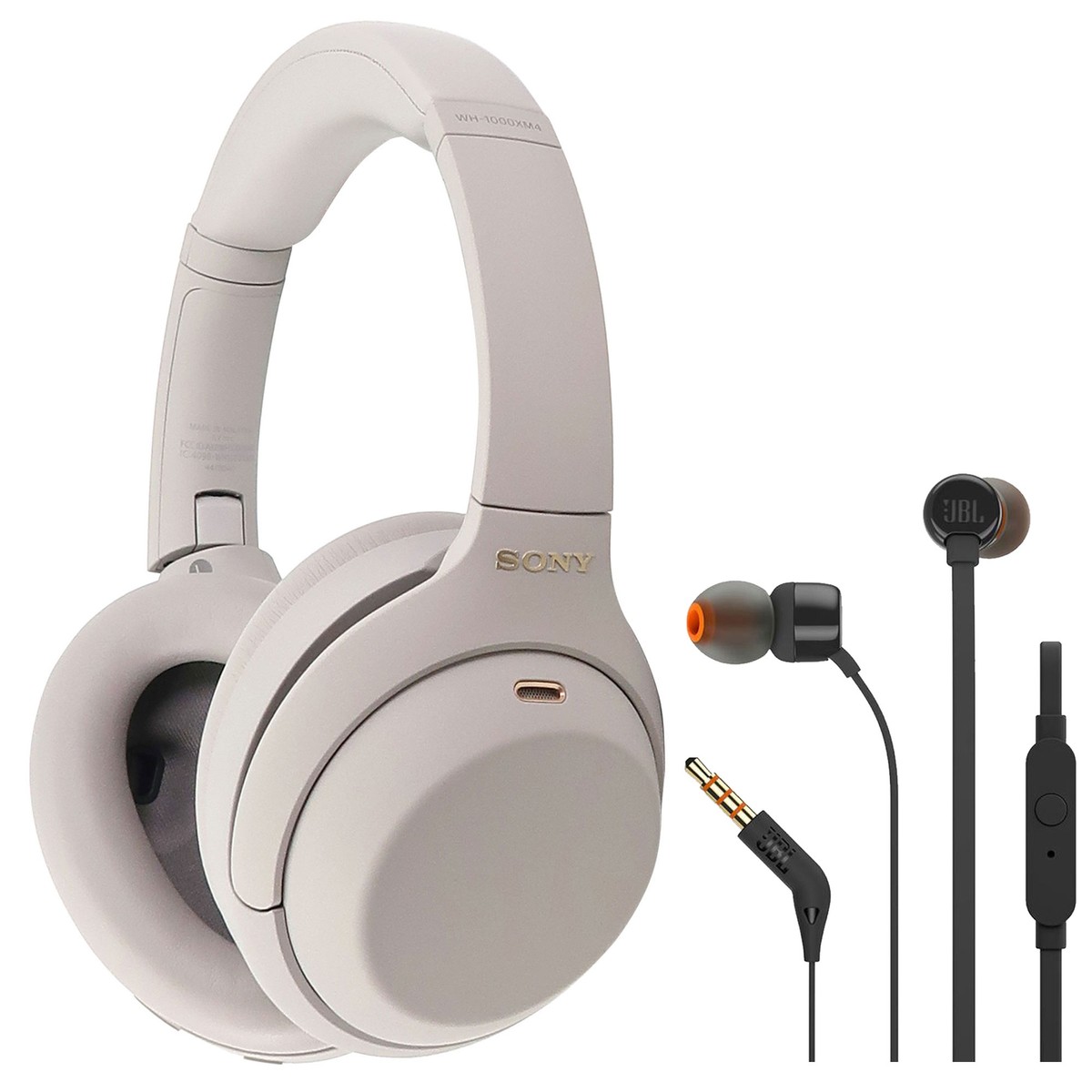 Sony WH-1000XM4 Wireless Noise Canceling Over-Ear Headphones + In