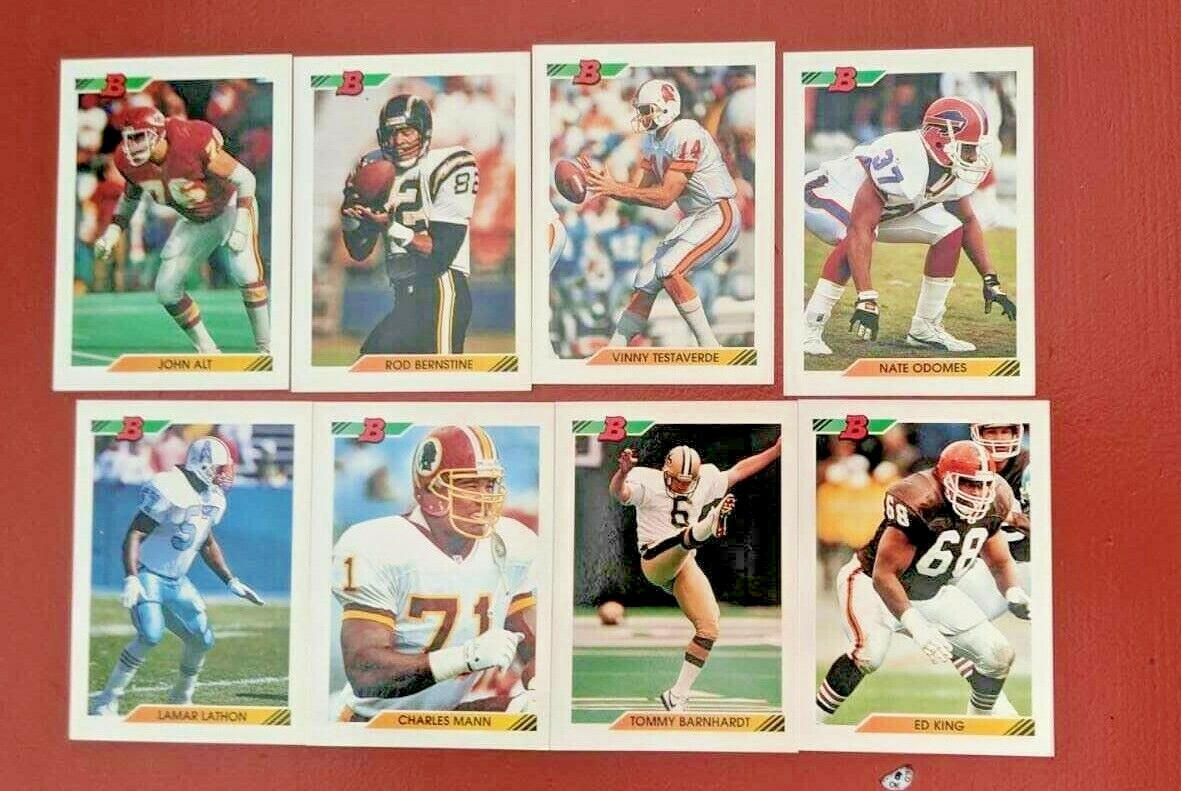 1992 BOWMAN FOOTBALL SET BREAK (#1-574) $1.25 SINGLES UP TO 20% OFF