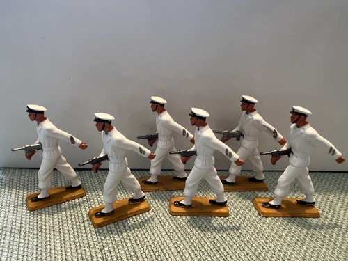 Vintage Starlux Marine Marching Band (20 toy soldiers) - Picture 9 of 10