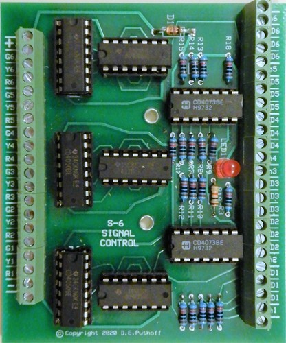SIGNAL CONTROLLER for (6) Red, Yellow, Green Trackside Signal Heads