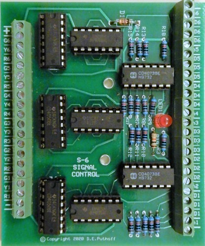 SIGNAL CONTROLLER for (6) Red, Yellow, Green Trackside Signal Heads - Afbeelding 1 van 3