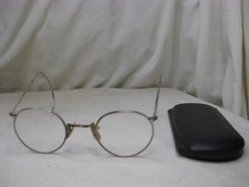 antique eyeglasses glasses frames round spectacles wire rim frame