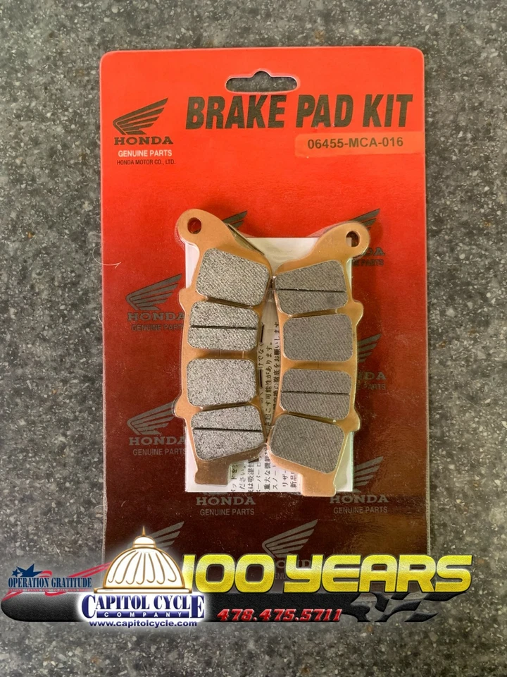 HONDA BRAKE PAD KIT FRONT / REAR 2001-2017 GOLDWING GL1800 & F6B OEM NEW - Изображение 3 из 4