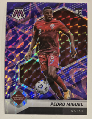 PEDRO MIGUEL ~ 2021-22 Mosaic FIFA ROOKIE #71 Reactive Purple Prizm PWE RC