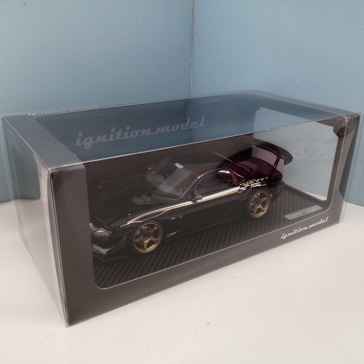 ignition model 1/18 scale Mazda RX-7 (FD3S) FEED Black ignition model 1/18 scale Mazda RX-7 (FD3S) FEED Black